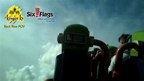 Kingda Ka Worlds Tallest Coaster Back Row Pov May Six Flags