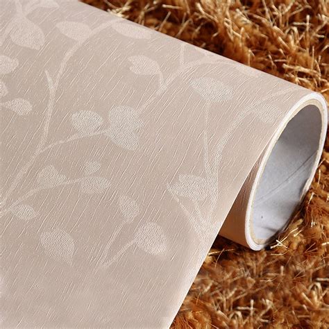 Buy WolTop Embossed Butterfly Leaves Nature PVC Wall Sticker Wallpaper