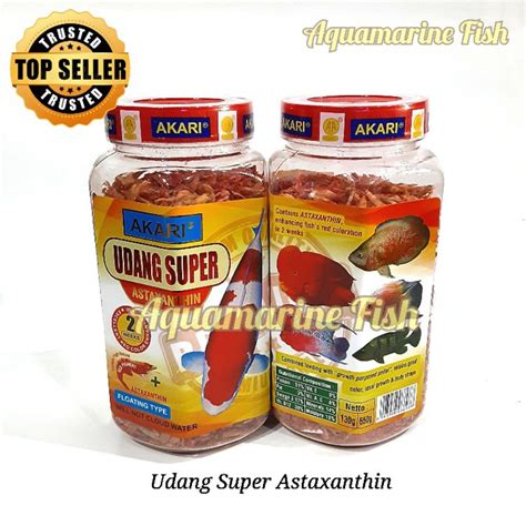 Jual Akari Udang Super Gr Astaxanthin Pakan Ikan Merah Red Udang