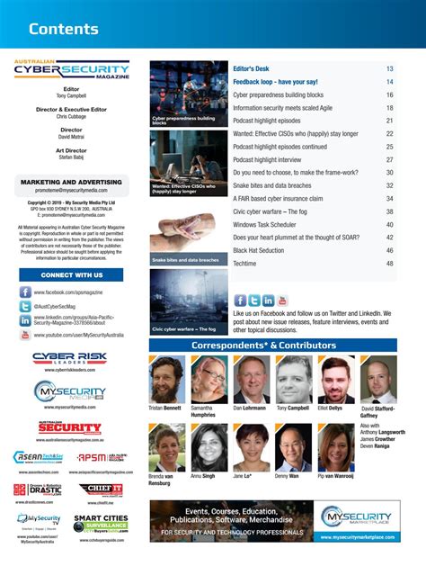 Australian Cyber Security Magazine ISSUE 8 2019 By MySecurity