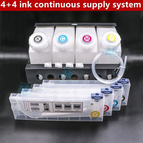 4 Color CISS Bulk Ink System For Eco Solvent Printer Roland RS640 740