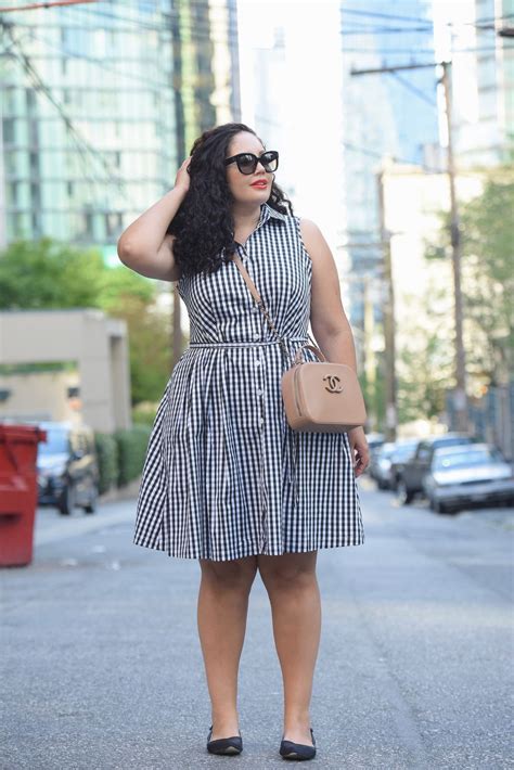 Gingham In The City Plus Size Fashion Tips Plus Size Fashion For