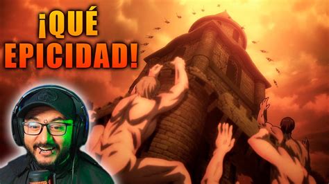 Reacción Shingeki no Kyojin Temporada Final Ep 81 Deshielo YouTube