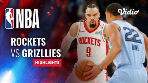 Houston Rockets Vs Memphis Grizzlies Highlights NBA Regular Season