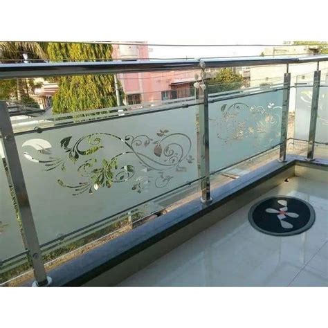 Stainless Steel Glass Railing At Rs 1800 Sq Ft Stainless Steel Glass