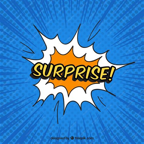 Free Vector | Surprise background in comic style 