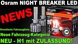 Osram Night Breaker News Jetzt H Led Mit Zulassung Off