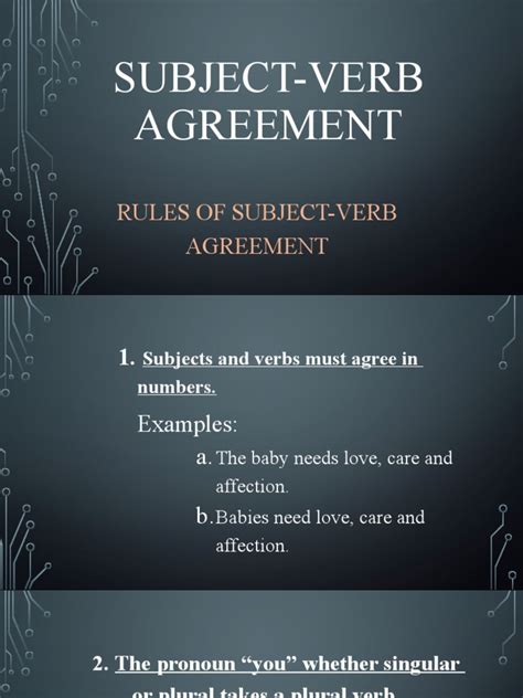 Subject Verb Agreement Pdf Grammatical Number Verb