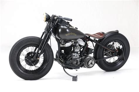 Black brass bobber 1942 harley davidson wla – Artofit