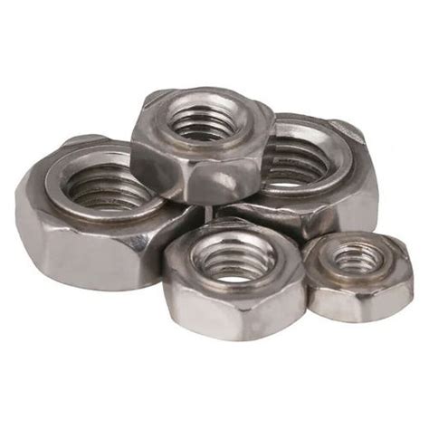 Steel Ss Hexagon Weld Nut At Best Price In Ludhiana United Nut Bolt