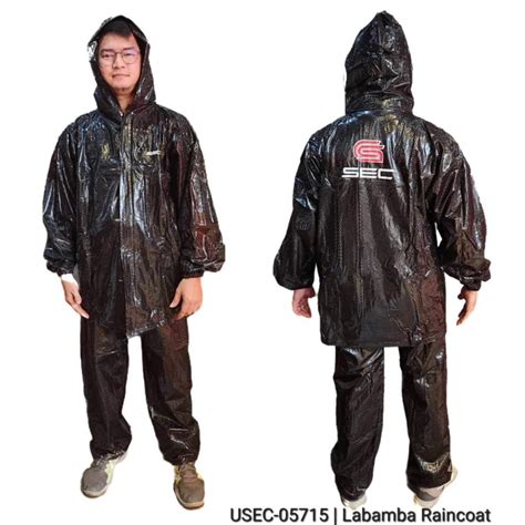 SEC CARBON RAINCOAT LAMAMBA USEC 05715 Shopee Philippines