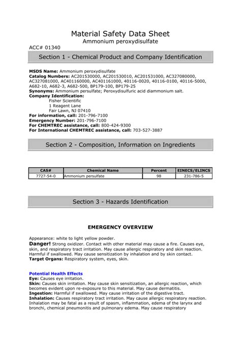 Ammonium Persulfate