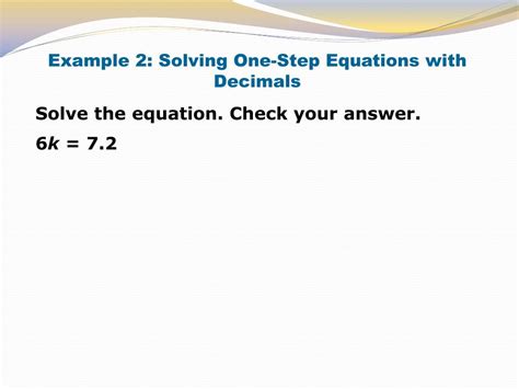 Ppt Solving Decimal And Fraction Equations Powerpoint Presentation