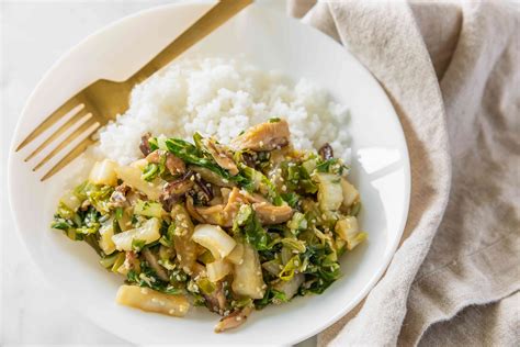 Vegetarian Bok Choy And Mushroom Stir Fry Recipe