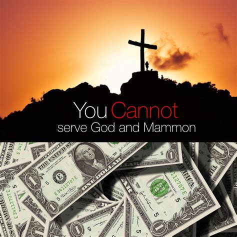 You Cannot Serve God And Mammon Klang Church Of Christ