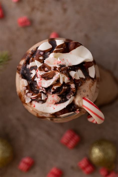 Copycat Starbucks Peppermint Mocha Frappuccino Recipe - Lifestyle of a ...