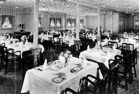 Rms Olympic 2nd Tourist Class Dining Saloon In 1928 R Titanic