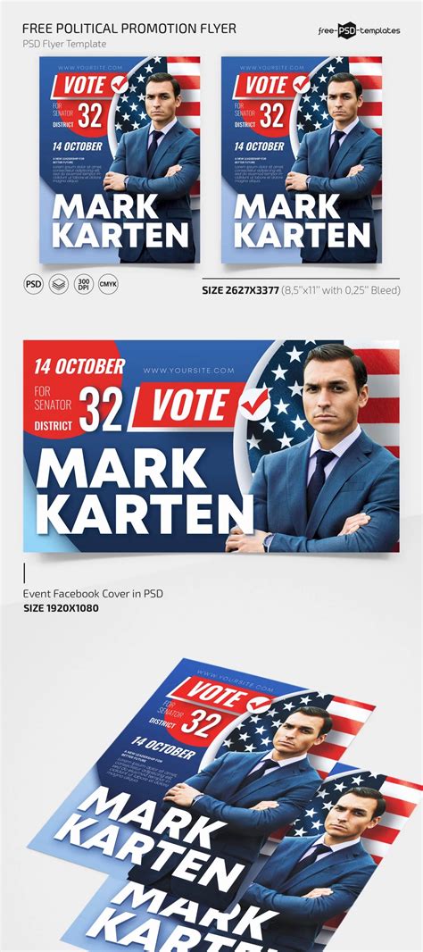 Free Political Flyer PSD Template – Free PSD Templates