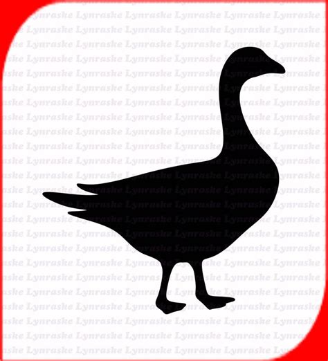 Goose Silhouette SVG, Svg, Dxf, Cricut, Silhouette Cut File, Instant ...