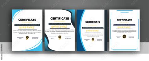 Certificate of achievement free to downloads Stock Vector | Adobe Stock