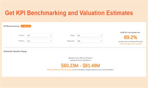 Launch Yc Yardstick Data Driven Startup Valuation And Kpi Benchmarking Tool Y Combinator