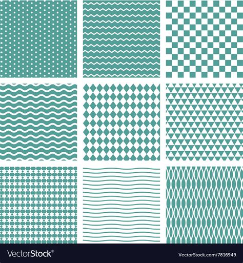 seamless basic patterns royalty  vector image