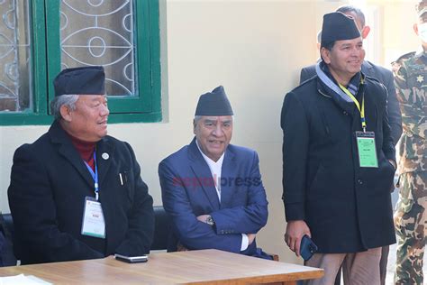 कांग्रेस संसदीय दलको नेता छान्न मतदान सुरु तस्बिरहरू Nepal Press