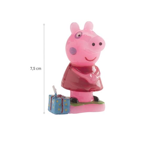 DISPLAY 6 VELAS 3D PEPPA PIG 7 5CM Dekora