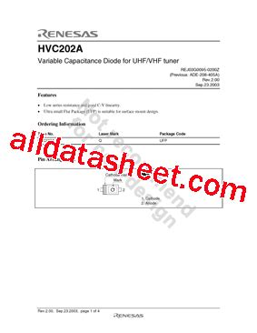 Hvc A Pdf Renesas Technology Corp