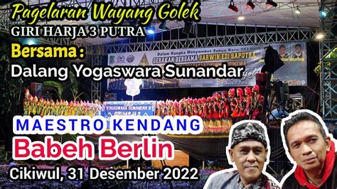 Bersama Maestro Kendang Jawa Barat Babeh Berlin Giri Harja Putra