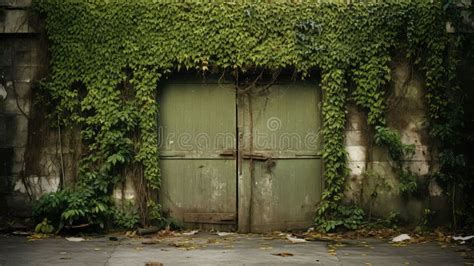 Industrial Door Warehouse Building Stock Image - Image of sliding ...