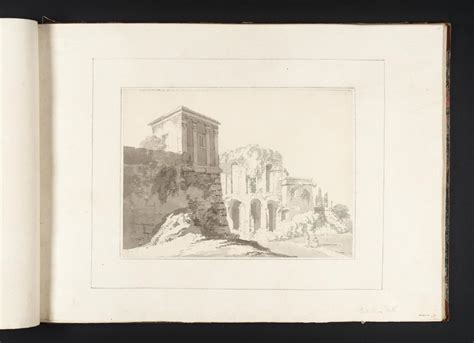 Joseph Mallord William Turner Thomas Girtin Rome Buildings On The