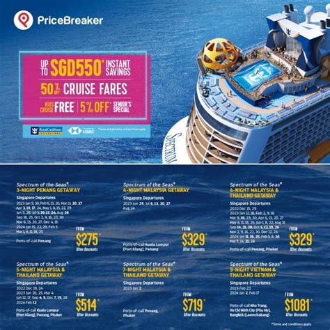 Now Till 13 Dec 2022 PriceBreaker Royal Caribbean Promotion SG