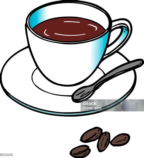 Hot Coffee Stock Illustration Download Image Now Coffee Drink