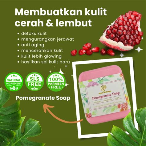 Pomegranate Extract Soap G Green Herbology