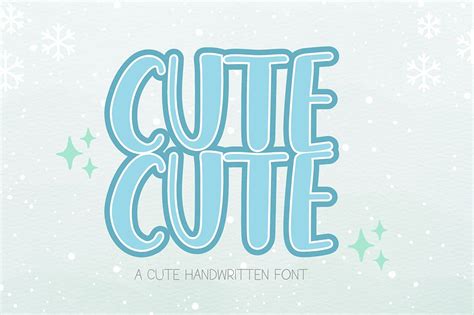 CUTE CUTE : A Cute Handwritten Font by Junya_workstations on Dribbble