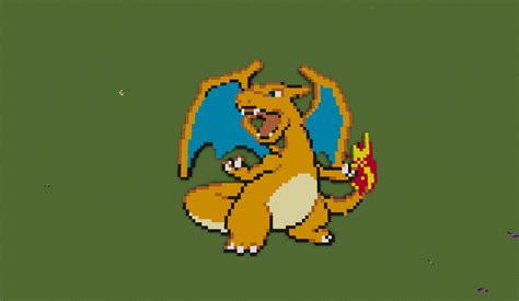 Minecraft: Pixel Art Charizard by jeaglej on DeviantArt