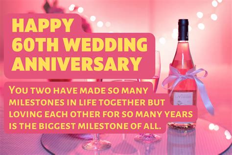 30 Best Happy 60th Wedding Anniversary Wishes: Quotes and Greet Parents ...