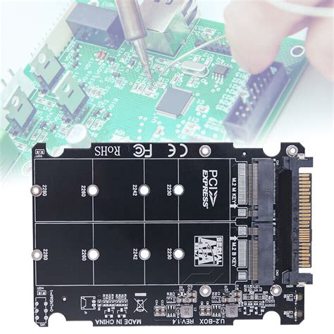 M Ssd To U Adapter Card M Nvme Sata Bus Ngff Ssd To Pci E U