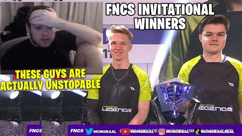 Mongraal Reacts To FNCS Invitational Winners Setty And Kami YouTube