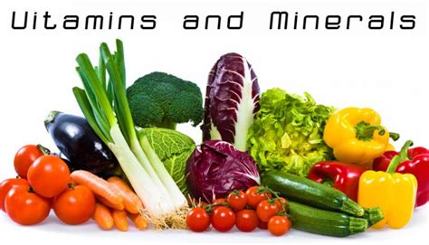 Vitamins And Minerals Essential To Your Health Sports Recipes