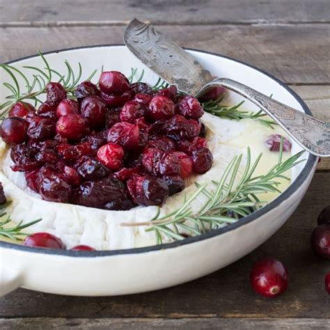 Baked Brie With Maple Roasted Cranberries • The View From Great Island