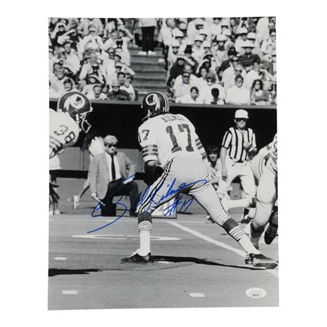 Billy Kilmer Signed Redskins X Photo Jsa Pristine Auction