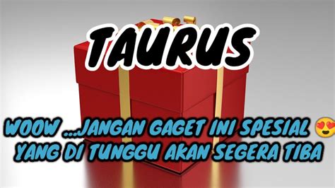 TAURUS WOOW JANGAN KAGET INI SPESIAL YANG DI TUNGGU AKAN