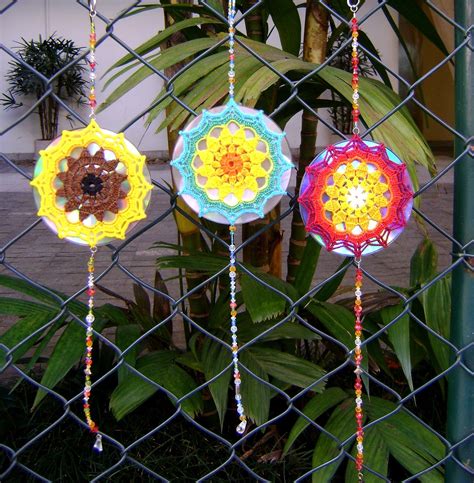 Mandala De Crochet Em CD Reciclado A Photo On Flickriver