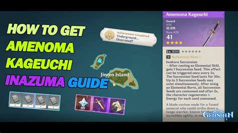 How To Get Amenoma Kageuchi Inazuma Guide Stone Slate Locations