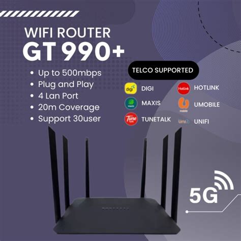 2023 COD Internet Router GT990 500MBPS 2023 Modified LTE CPE Modem