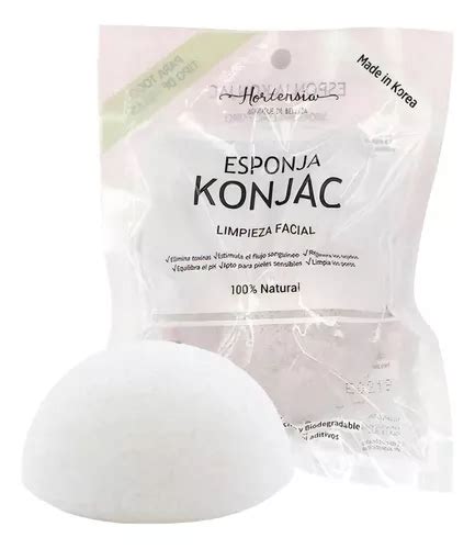 Esponja Facial Konjac Con Aloe Vera Mercadolibre