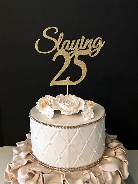 25th Birthday Cake For Her Kids Birthday Party