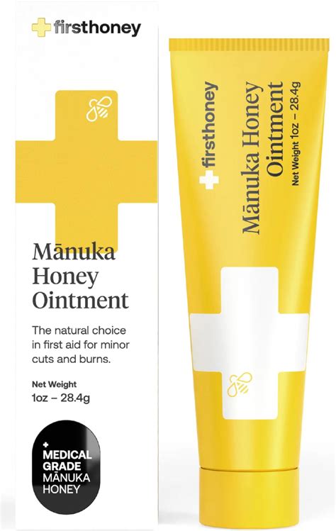 First Honey Medical Grade Manuka Honey Ointment For Wound Healing Pain Relief Cuts And Burns